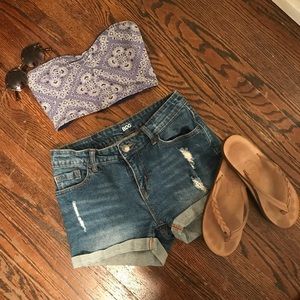 Pacsun Paisley Tube Top
